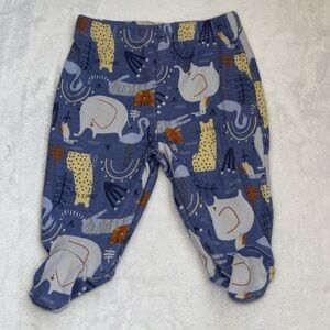 (3 for $10) sterling baby animal footie pants